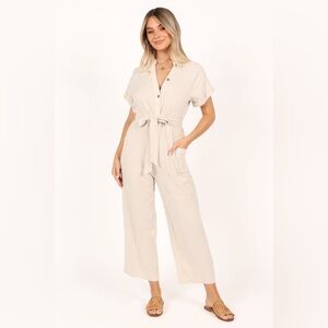 Petal & Pup Cream Jumpsuit